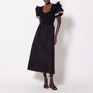 Cleobella Black Midi dress NWT